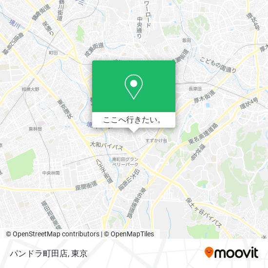 パンドラ町田店地図