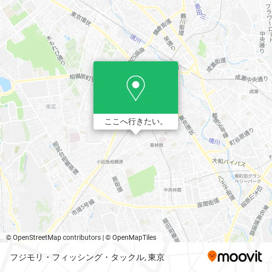 フジモリ・フィッシング・タックル地図