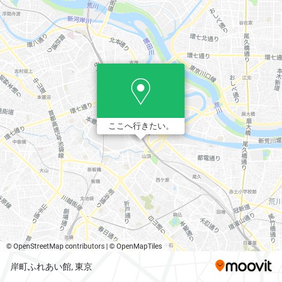 岸町ふれあい館地図