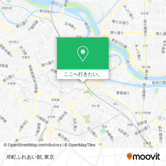 岸町ふれあい館地図