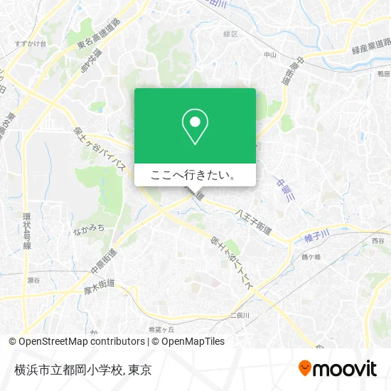 横浜市立都岡小学校地図