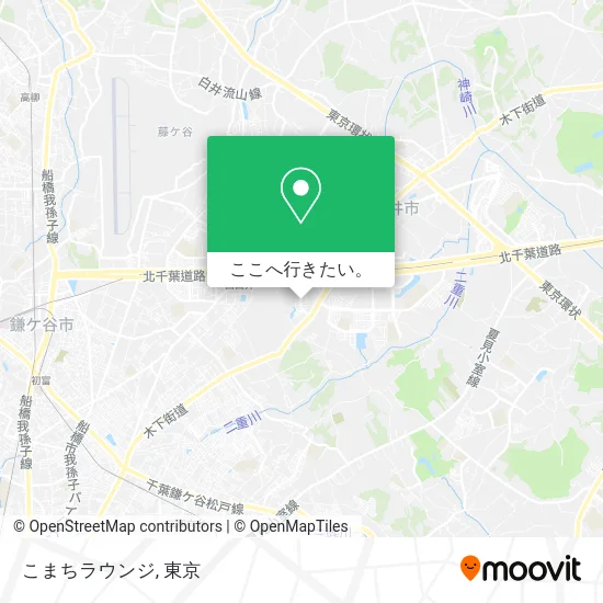 こまちラウンジ地図