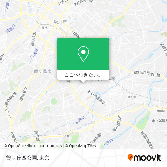 鶴ヶ丘西公園地図