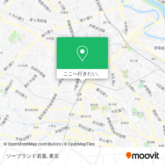 ソープランド若葉地図