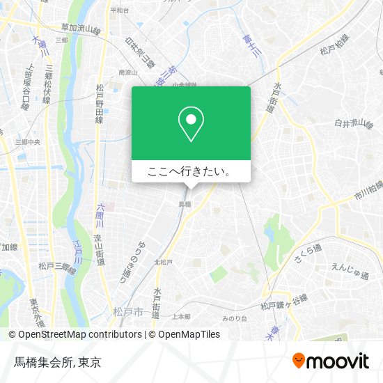 馬橋集会所地図