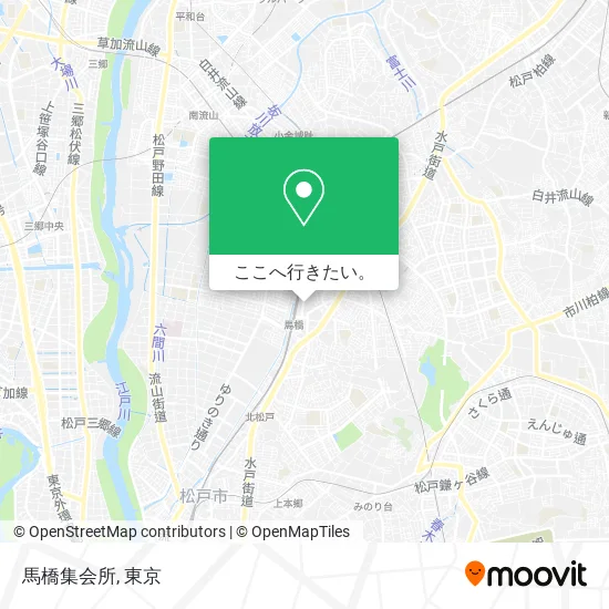 馬橋集会所地図