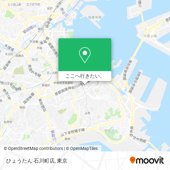 ひょうたん 石川町店地図