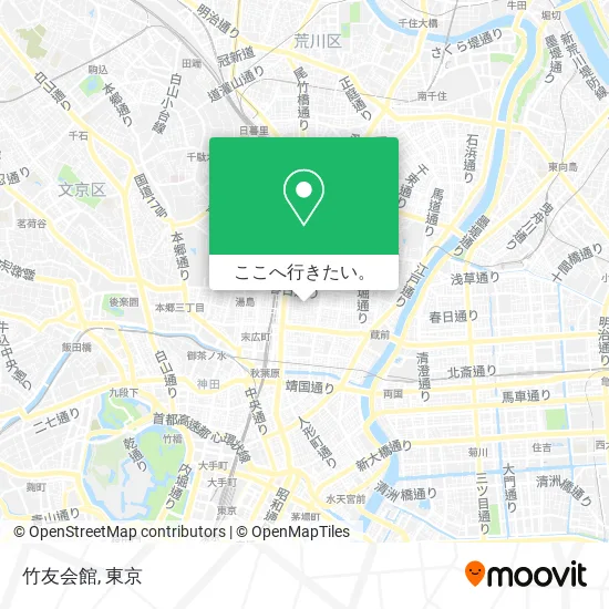 竹友会館地図
