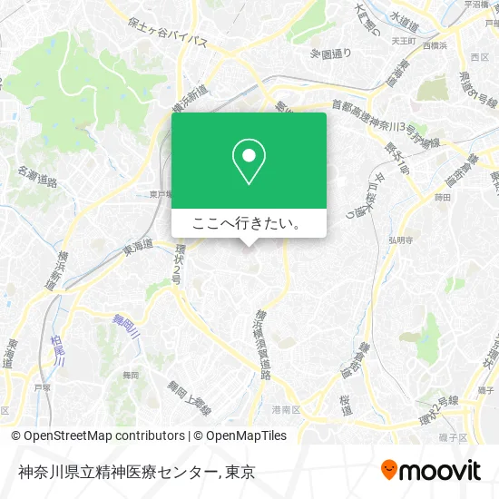 神奈川県立精神医療センター地図