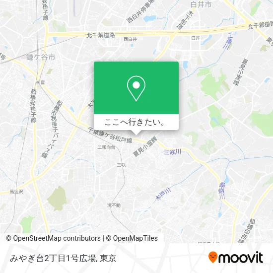 みやぎ台2丁目1号広場地図