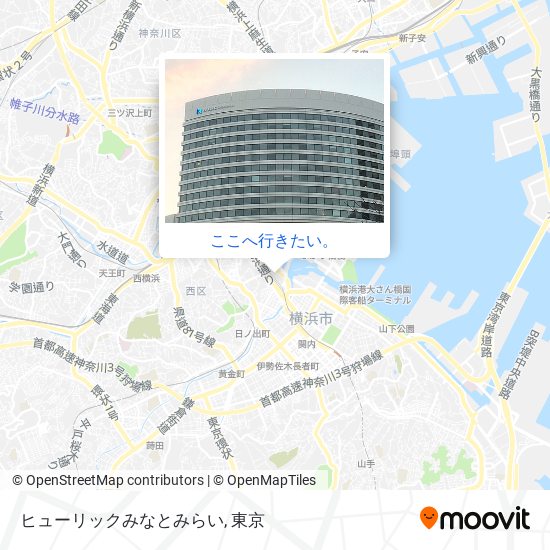 ヒューリックみなとみらい地図