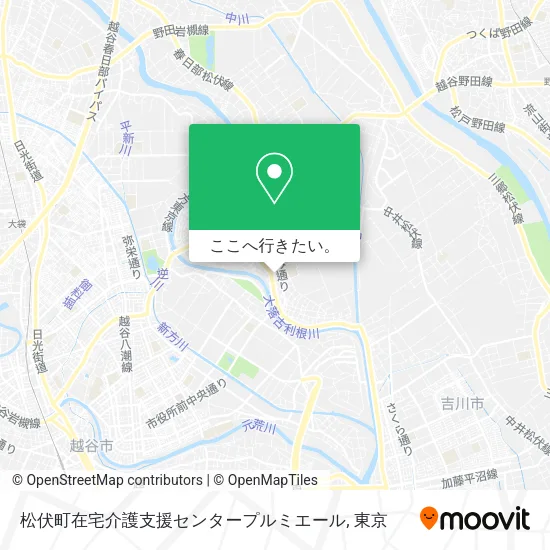 松伏町在宅介護支援センタープルミエール地図