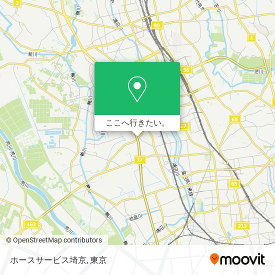 ホースサービス埼京地図