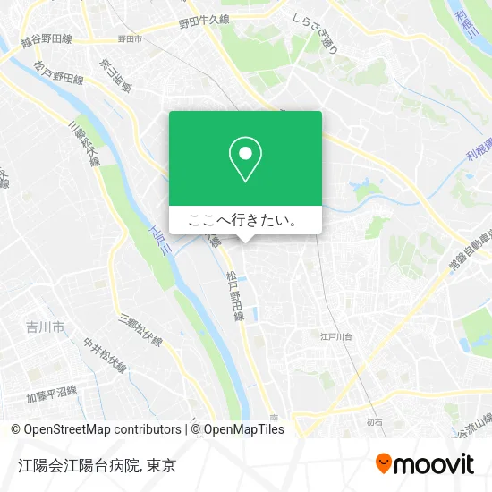 江陽会江陽台病院地図