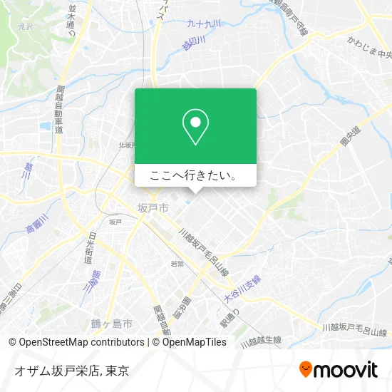 オザム坂戸栄店地図