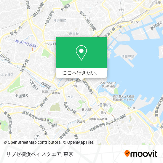 リブゼ横浜ベイスクエア地図