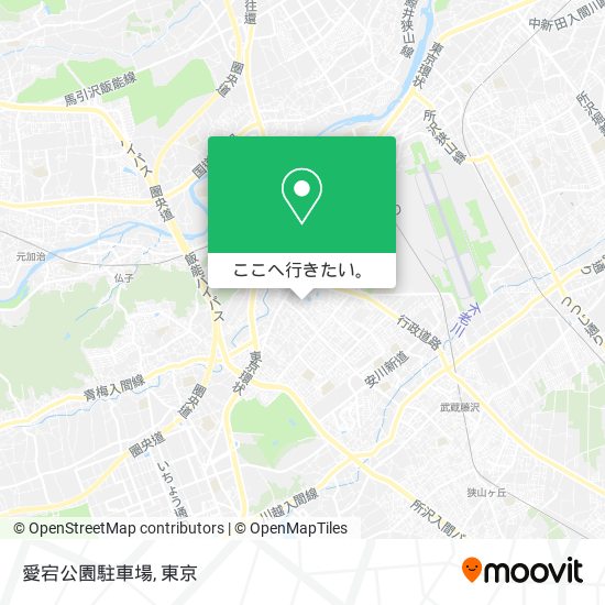 愛宕公園駐車場地図