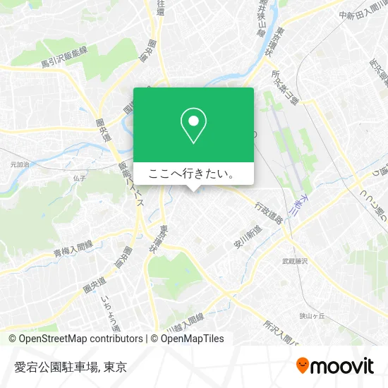 愛宕公園駐車場地図