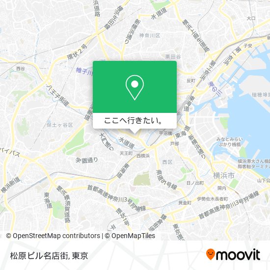 松原ビル名店街地図