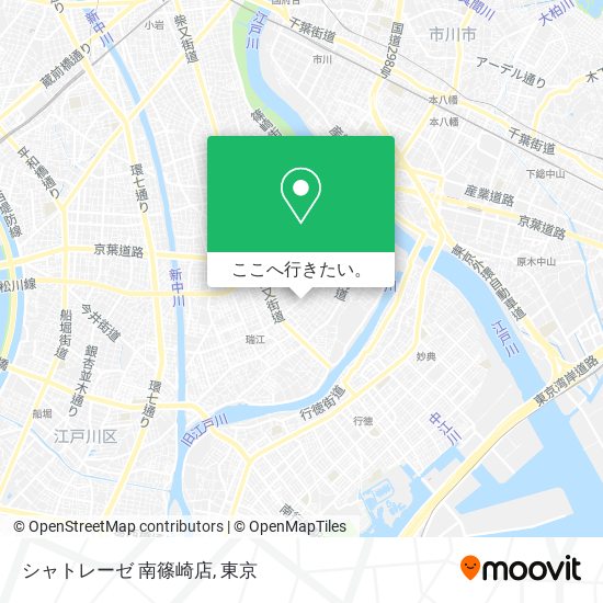 シャトレーゼ 南篠崎店地図