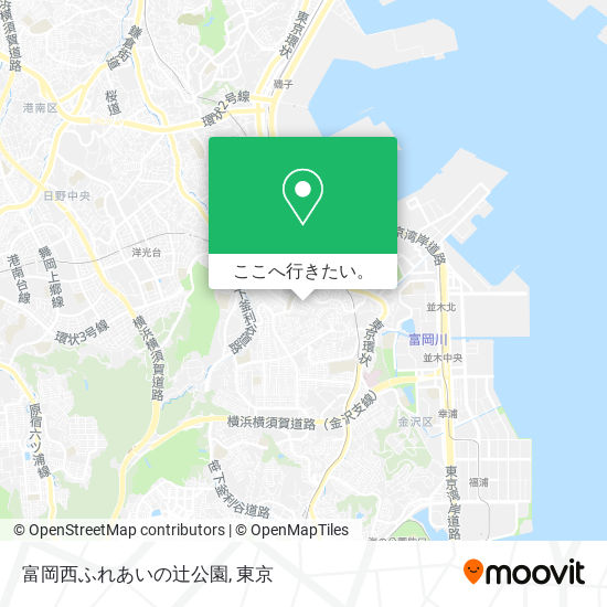 富岡西ふれあいの辻公園地図