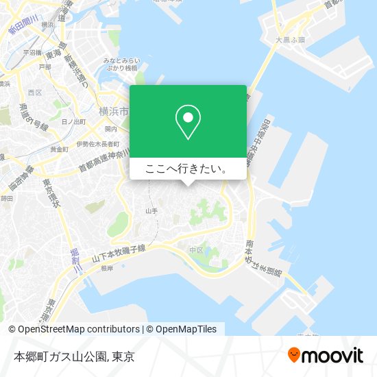 本郷町ガス山公園地図