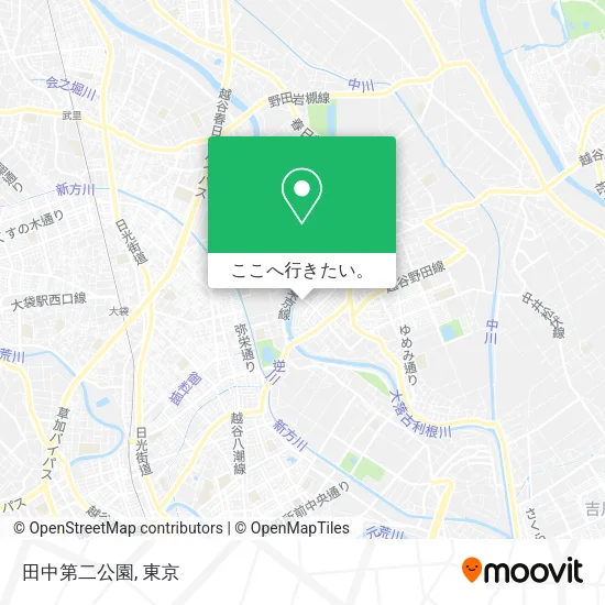 田中第二公園地図