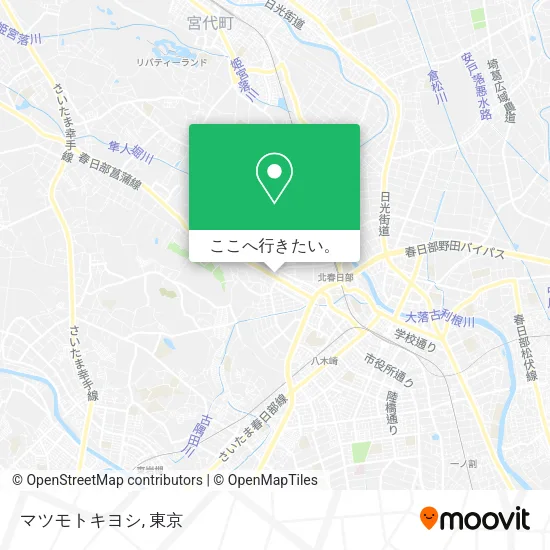 マツモトキヨシ地図