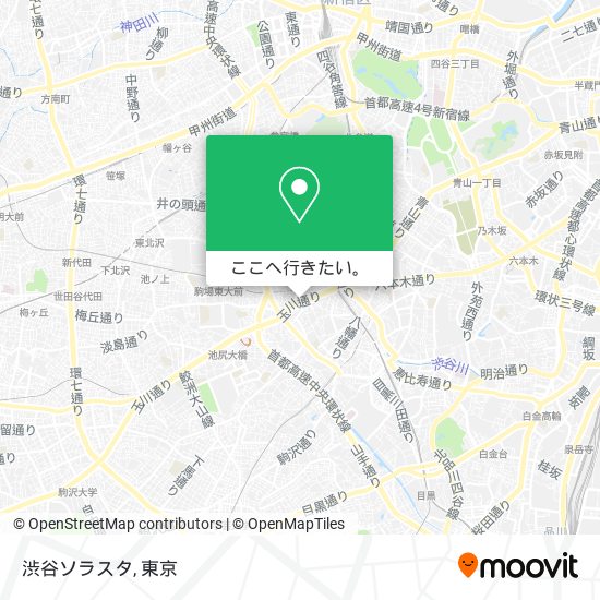 渋谷ソラスタ地図
