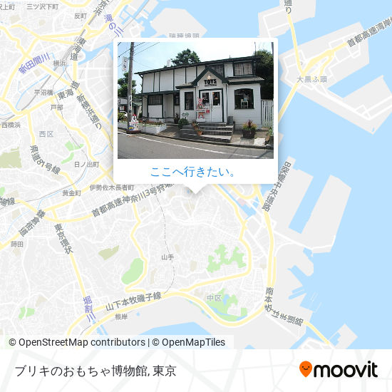 ブリキのおもちゃ博物館地図