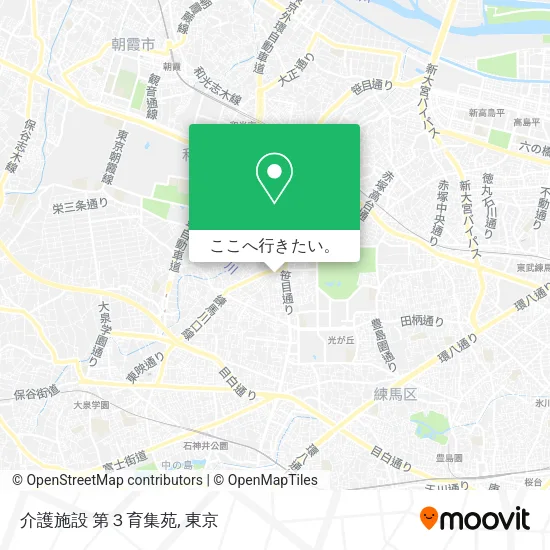 介護施設 第３育集苑地図