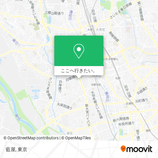 藍屋地図