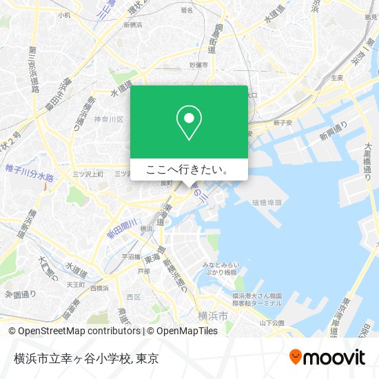 横浜市立幸ヶ谷小学校地図