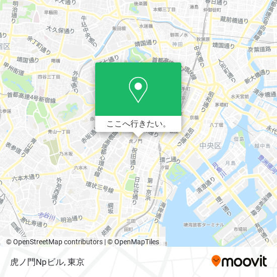 虎ノ門Npビル地図