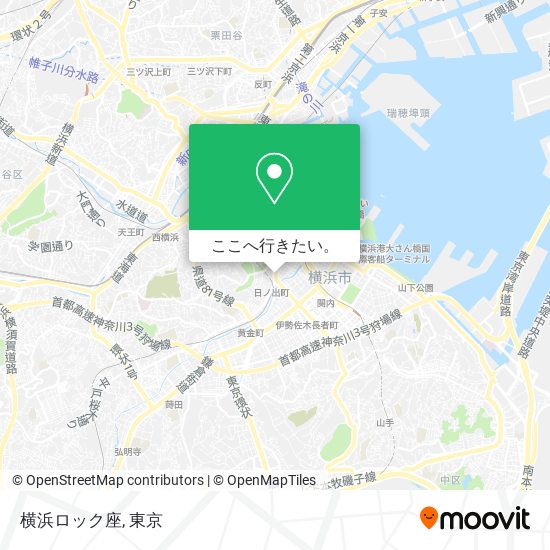 横浜ロック座地図