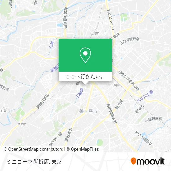 ミニコープ脚折店地図