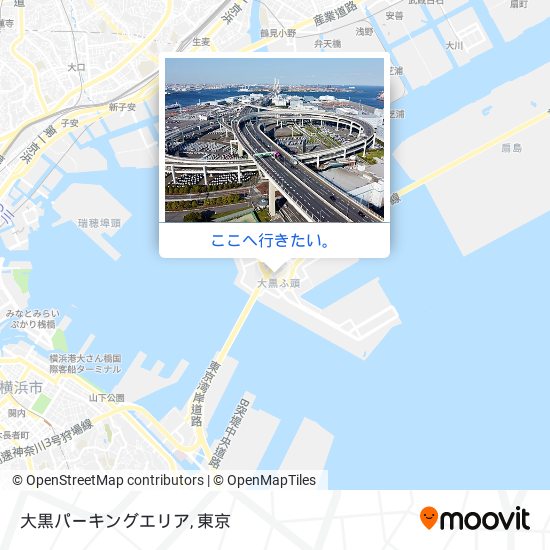 大黒パーキングエリア地図