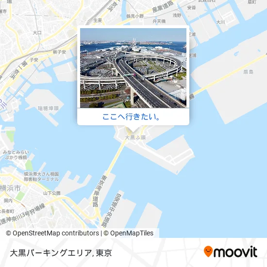 大黒パーキングエリア地図