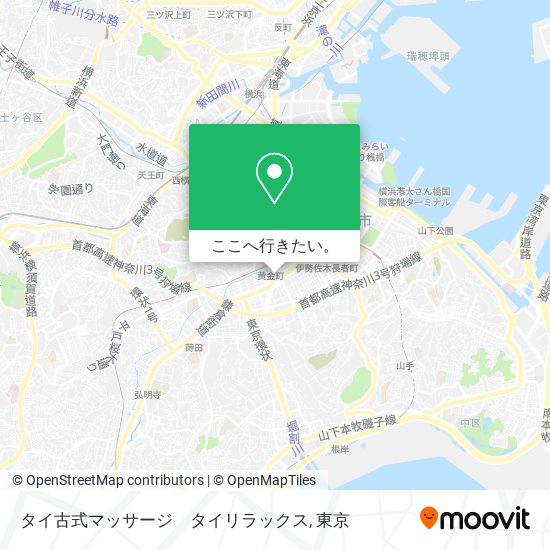 タイ古式マッサージ　タイリラックス地図