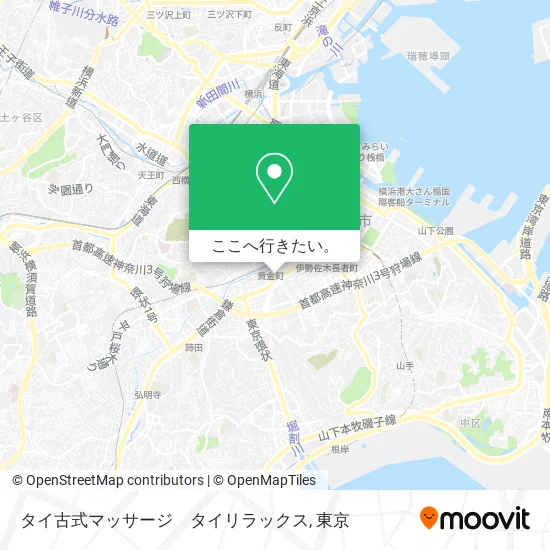 タイ古式マッサージ　タイリラックス地図