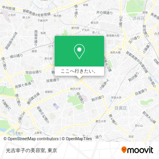 光吉幸子の美容室地図