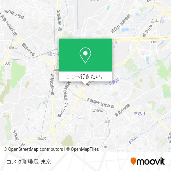 コメダ珈琲店地図