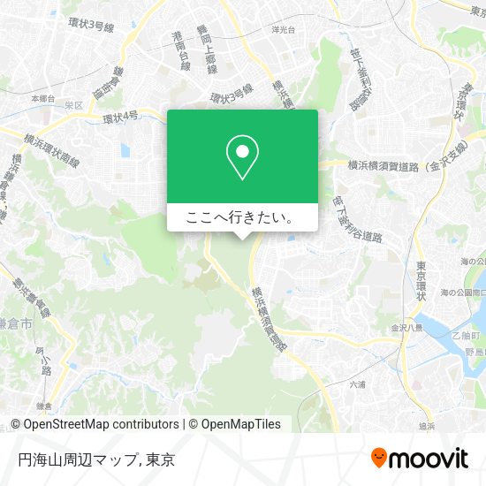 円海山周辺マップ地図