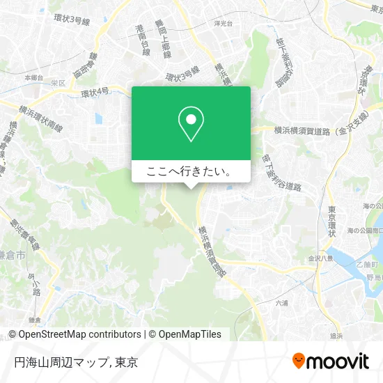 円海山周辺マップ地図