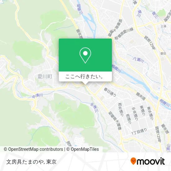 文房具たまのや地図