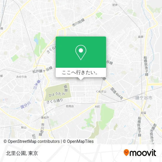 北里公園地図