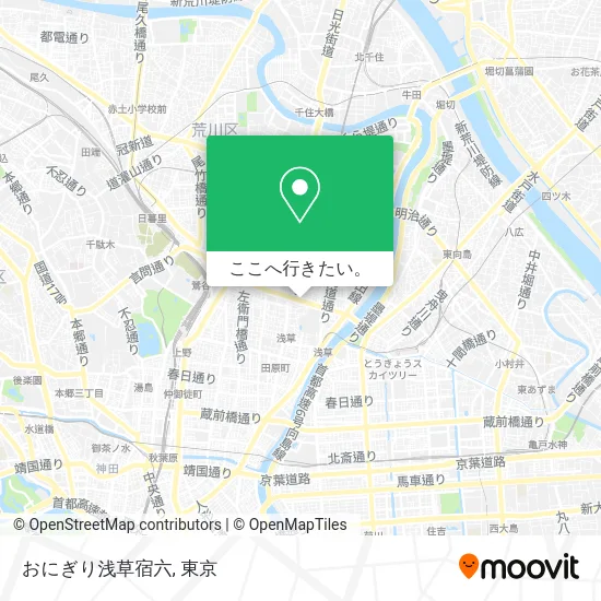 おにぎり浅草宿六地図