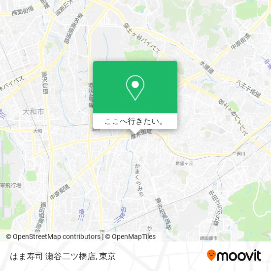 はま寿司 瀬谷二ツ橋店地図