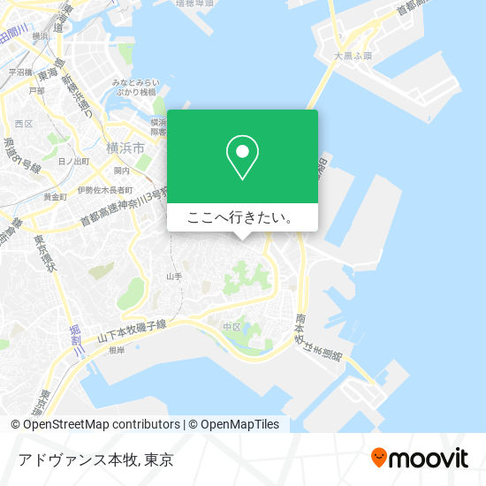 アドヴァンス本牧地図