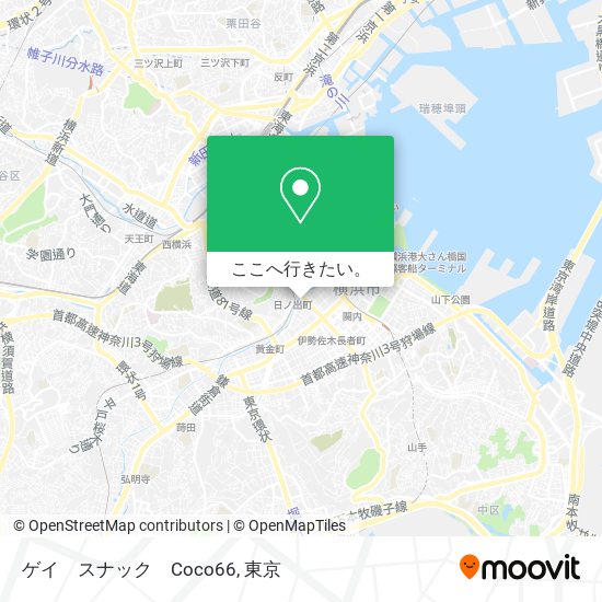 ゲイ　スナック　Coco66地図